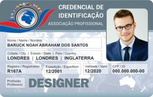 Credencial Profissional de Designer Credencial Profissional de Designer