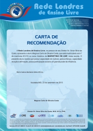 Carta de Recomendação